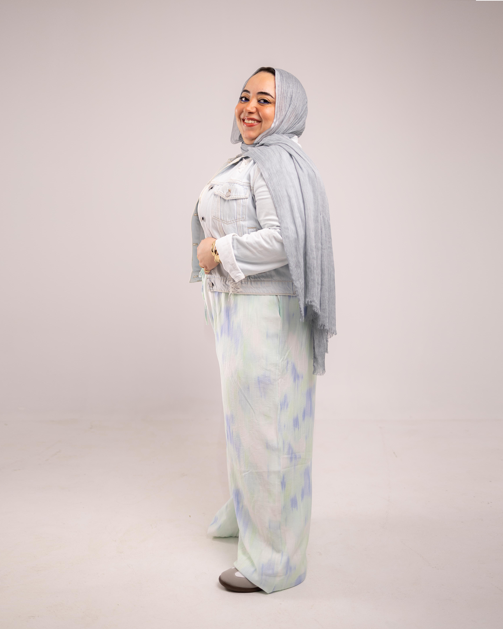 Sky bloom [XL] ALLIO summer pants image 20