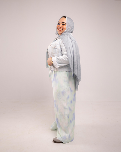 Sky bloom [XL] ALLIO summer pants image 20