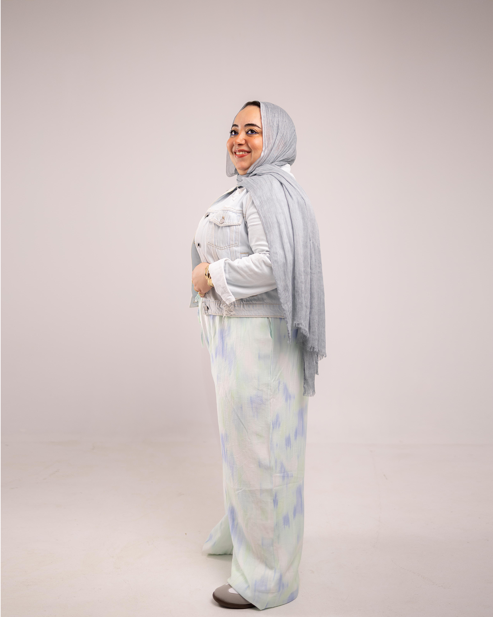 Sky bloom [XL] ALLIO summer pants image 21