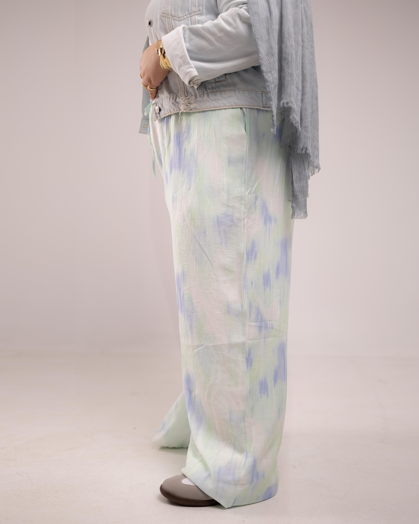 Sky bloom [XL] ALLIO summer pants image 22