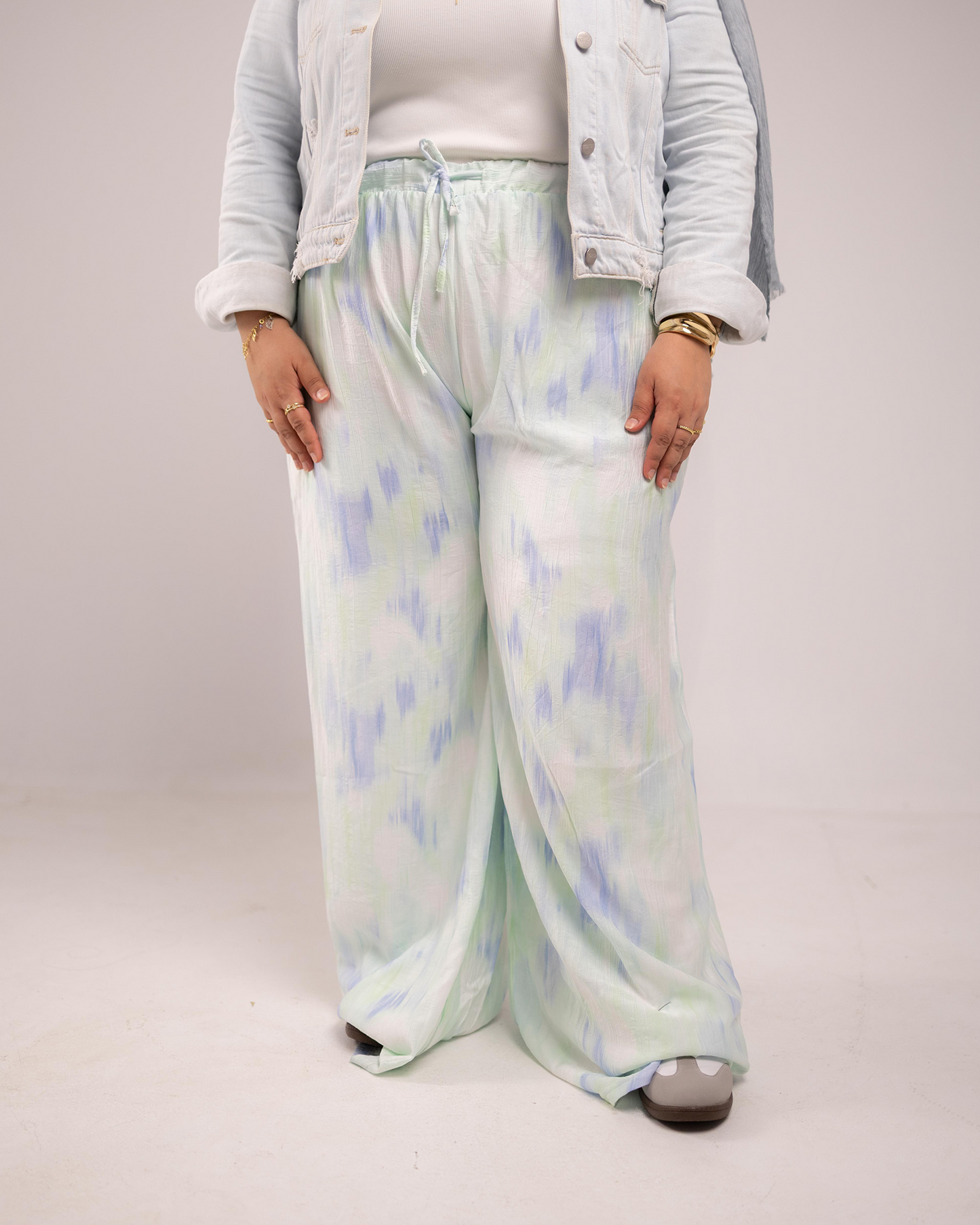 Sky bloom [XL] ALLIO summer pants image 24