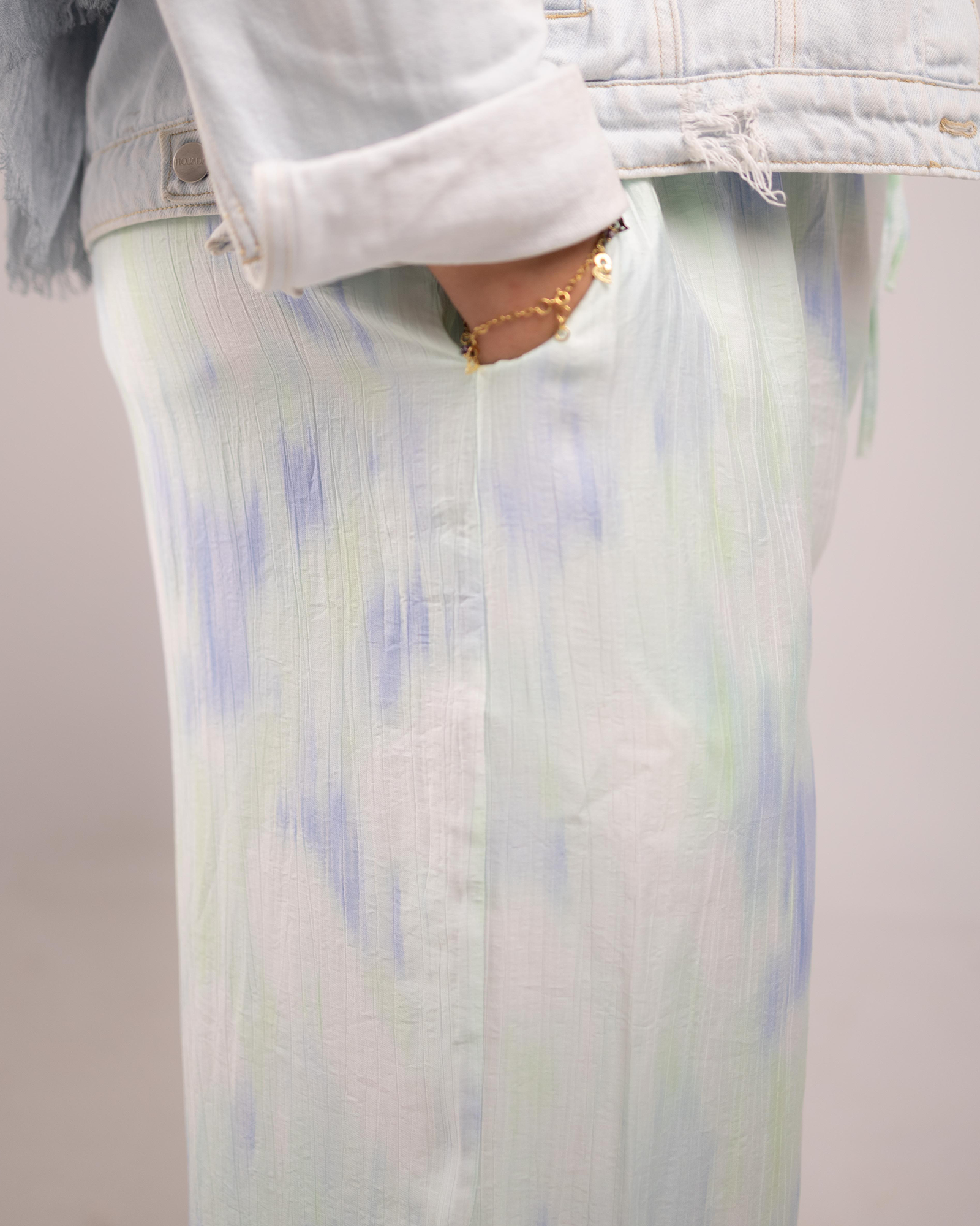 Sky bloom [XL] ALLIO summer pants image 26