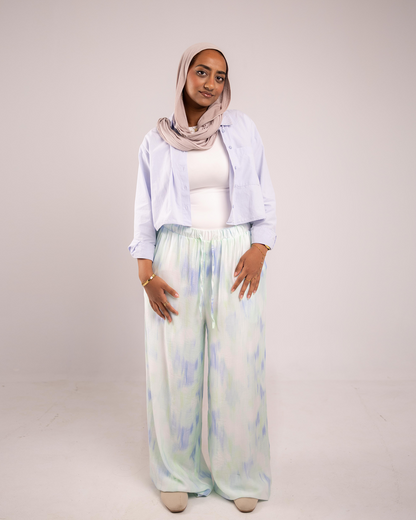 Sky bloom [L] ALLIO summer pants image 12