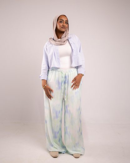 Sky bloom [L] ALLIO summer pants image 13