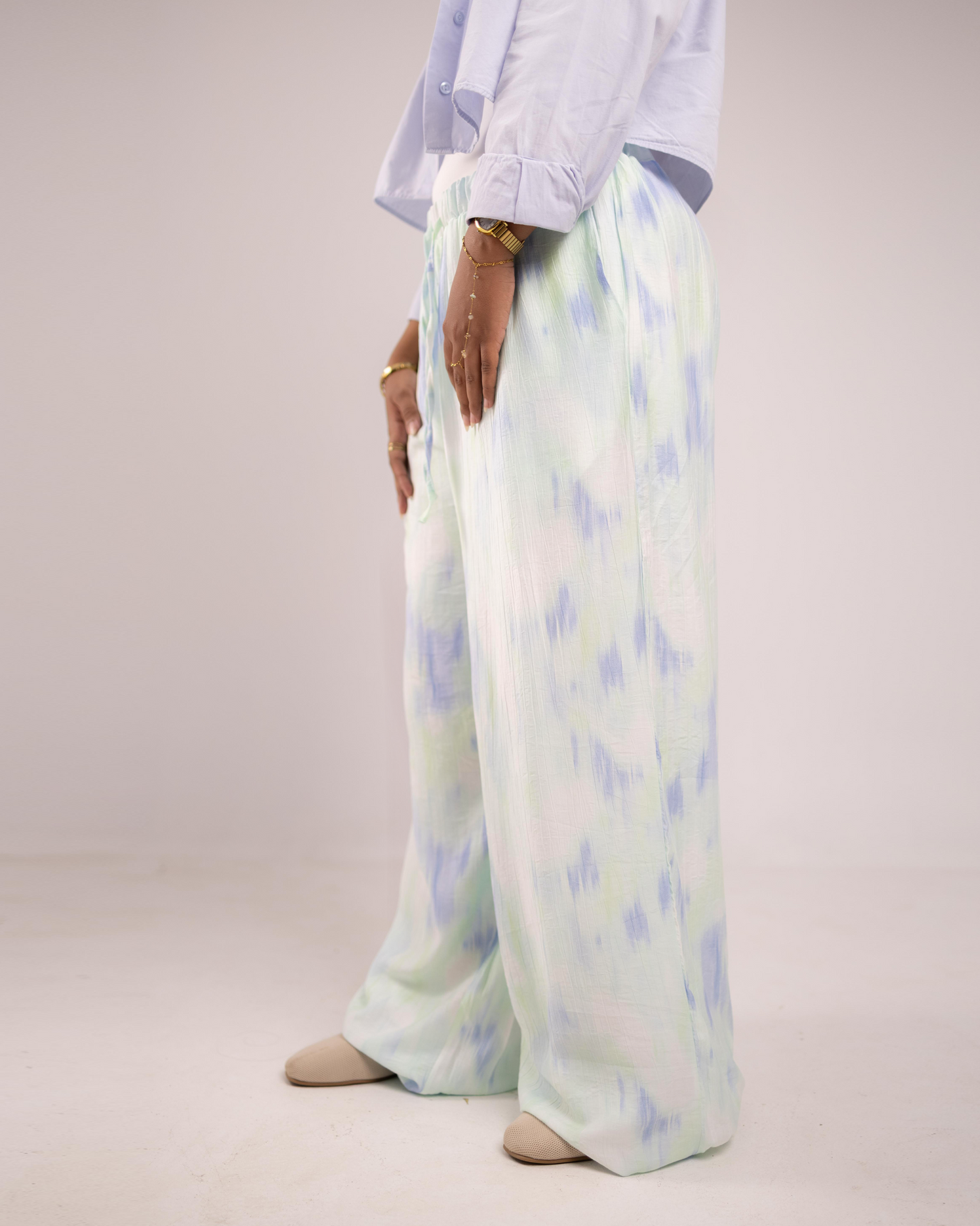 Sky bloom [L] ALLIO summer pants image 15