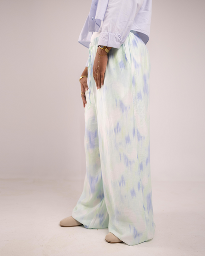 Sky bloom [L] ALLIO summer pants image 15