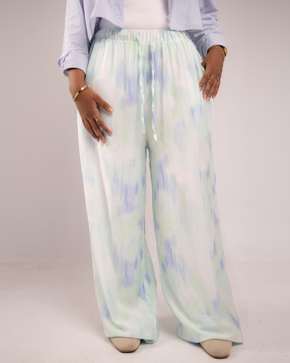 Sky bloom [L] ALLIO summer pants image 16