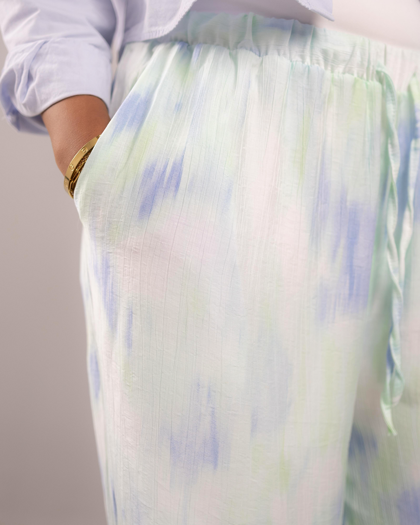 Sky bloom [L] ALLIO summer pants image 18