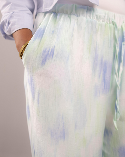 Sky bloom [L] ALLIO summer pants image 18