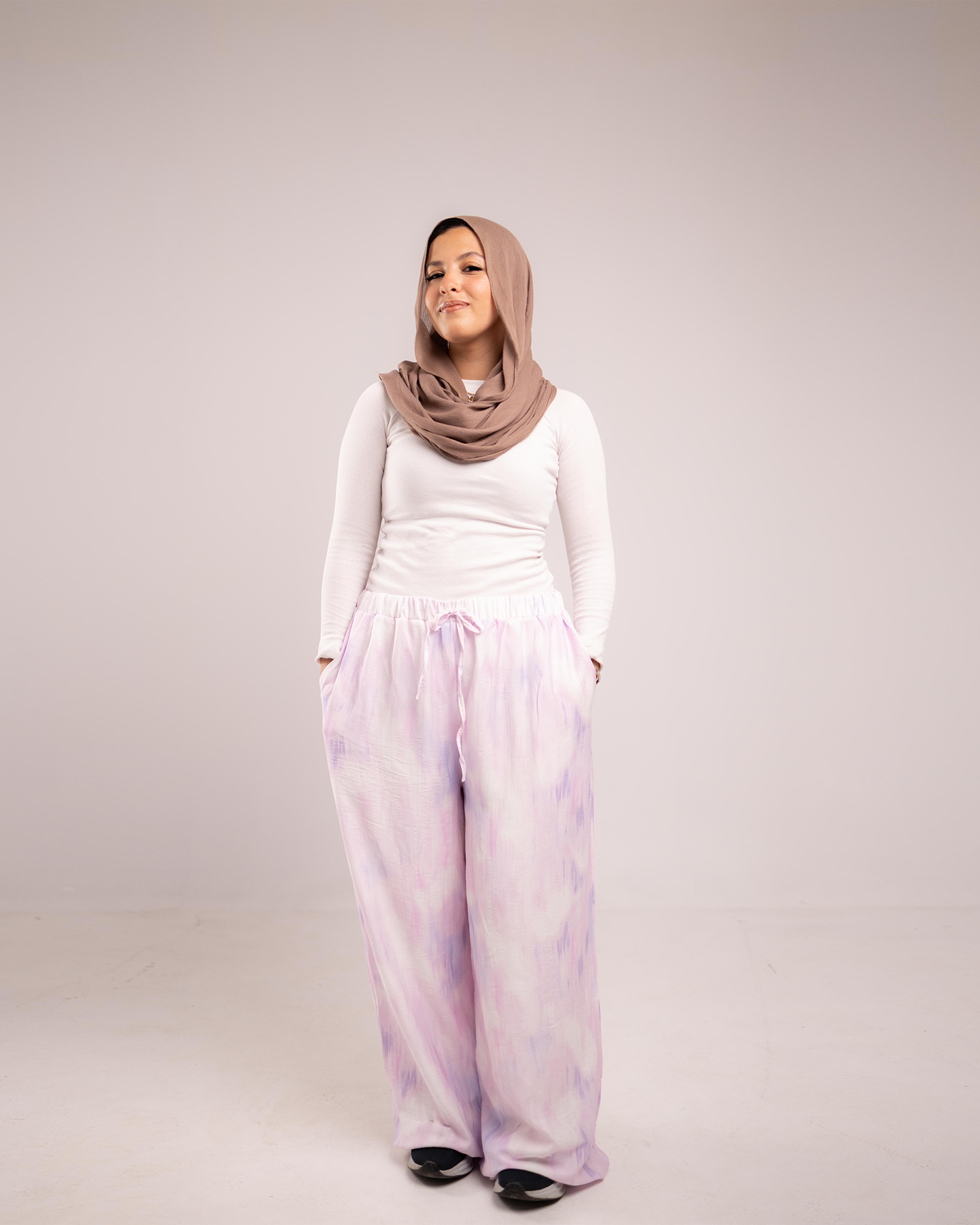 Cotton candy [L] ALLIO summer pants image 17