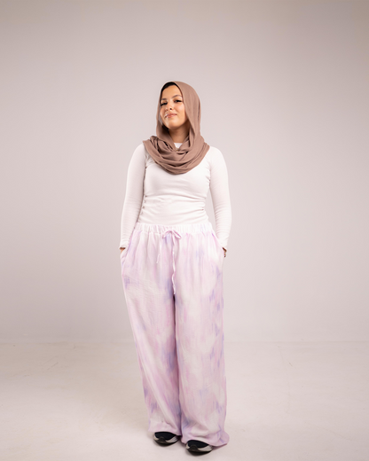 Cotton candy [L] ALLIO summer pants image 17