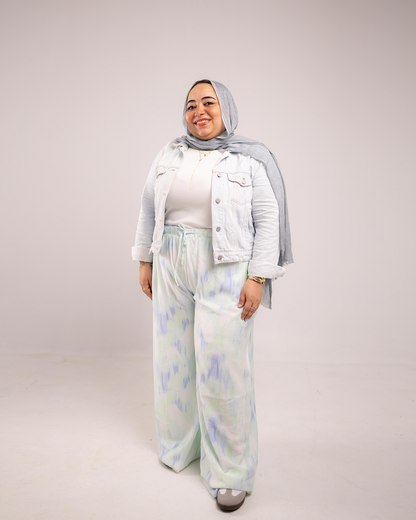 Sky bloom [XL] ALLIO summer pants image 27