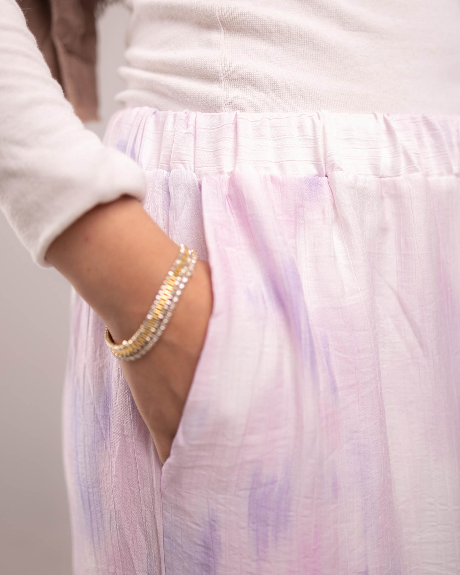 Cotton candy [L] ALLIO summer pants image 10