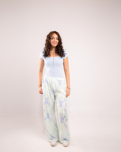 Sky bloom [S/M] ALLIO summer pants image 4