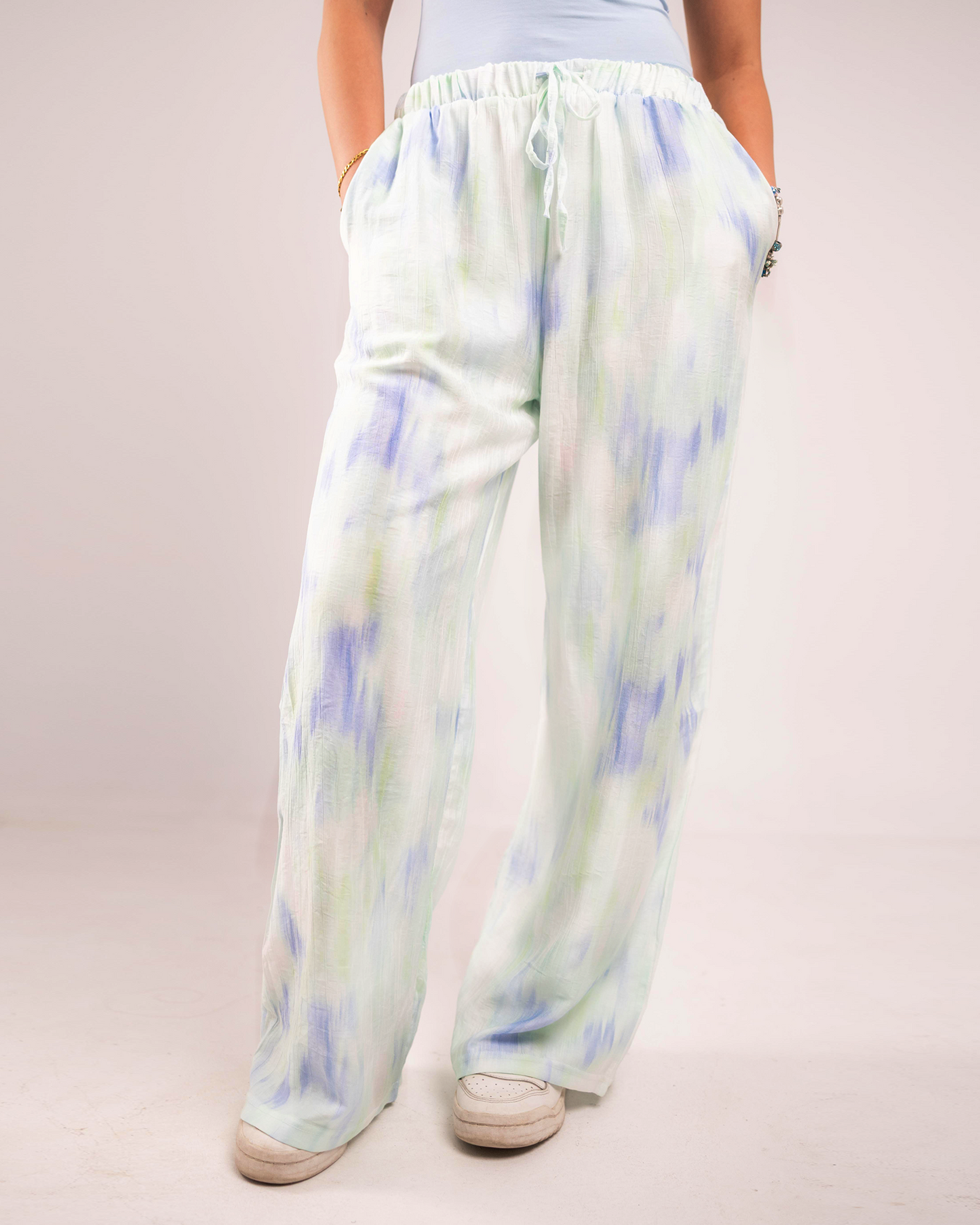 Sky bloom [S/M] ALLIO summer pants image 5