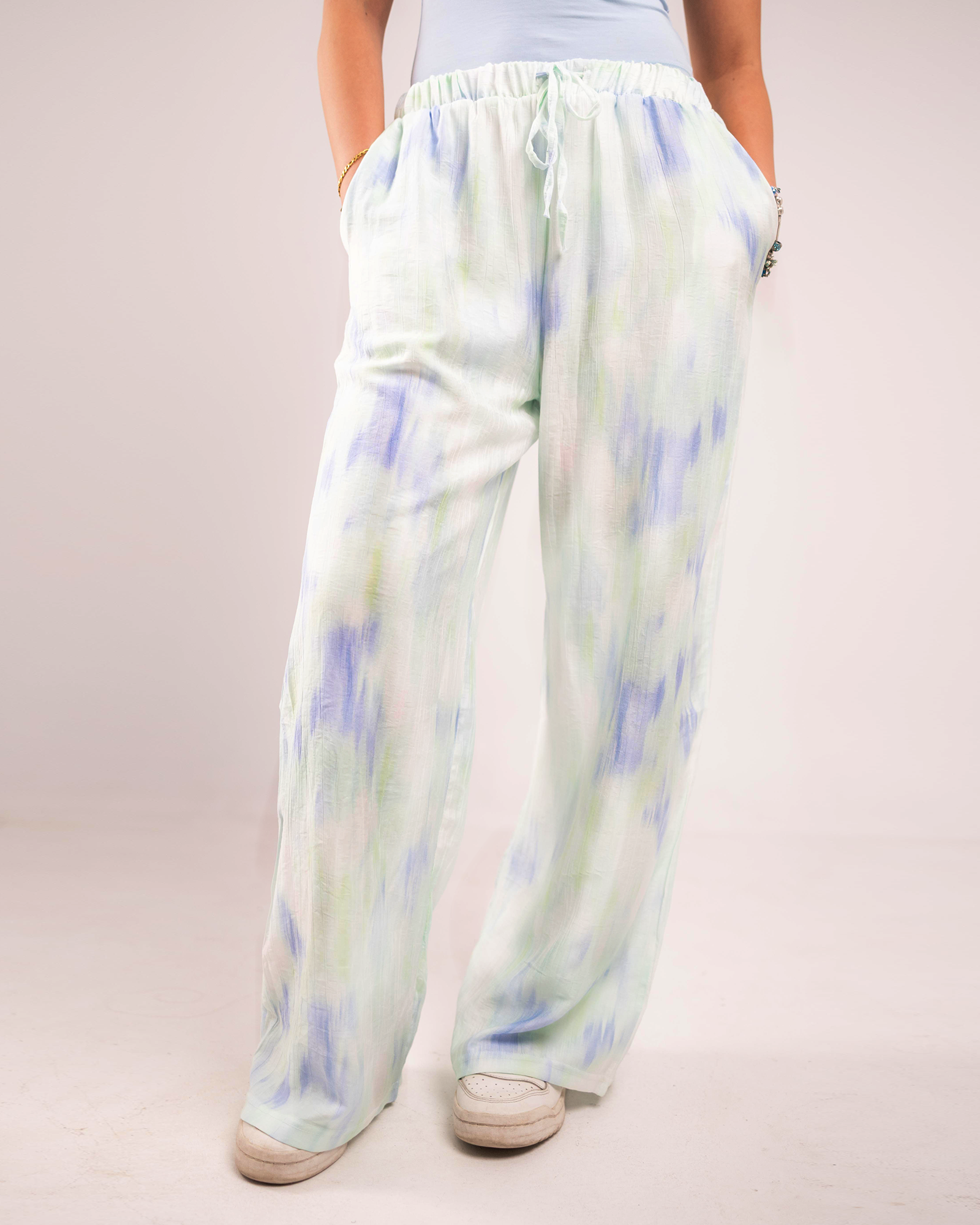 Sky bloom [S/M] ALLIO summer pants image 5