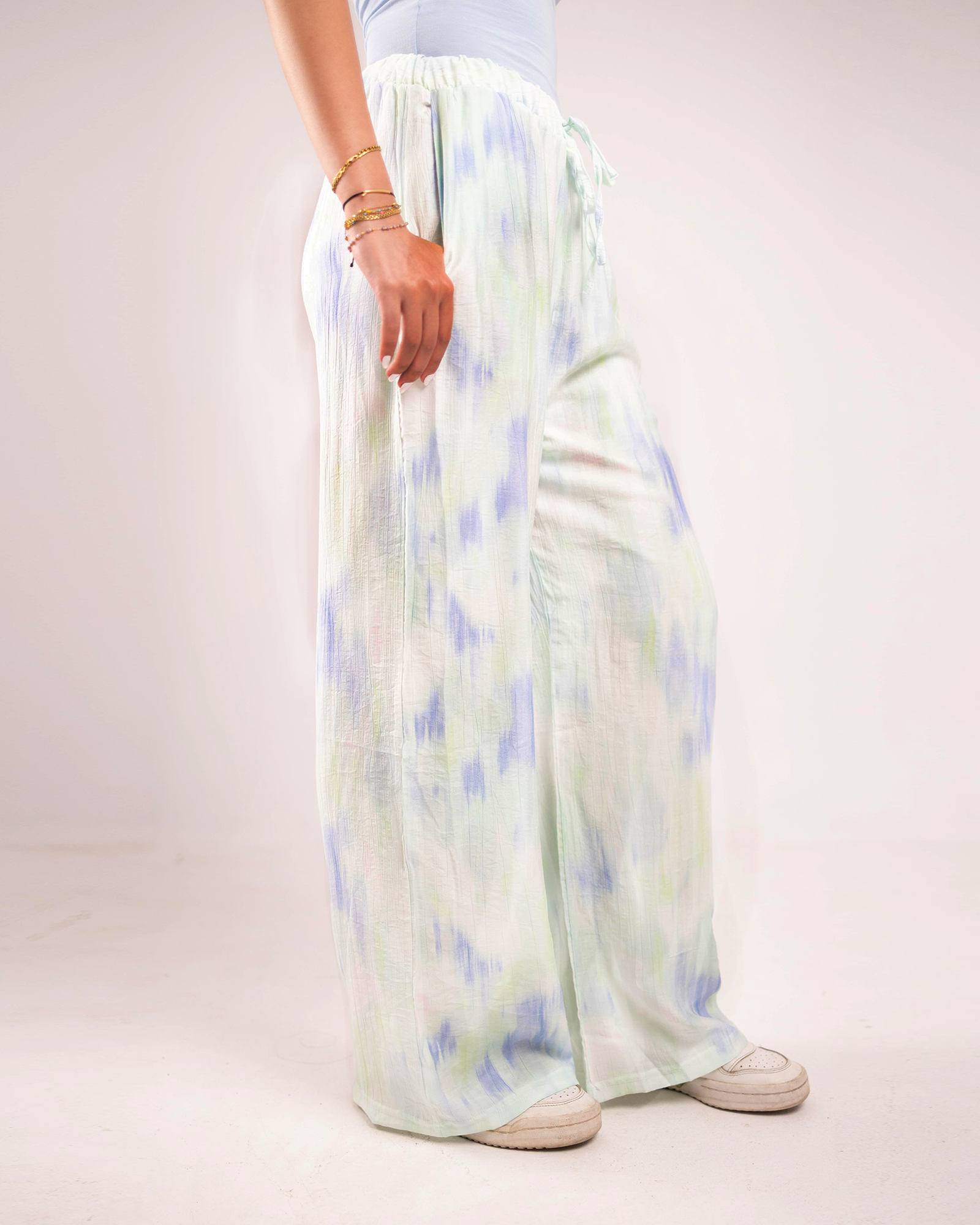 Sky bloom [S/M] ALLIO summer pants image 6